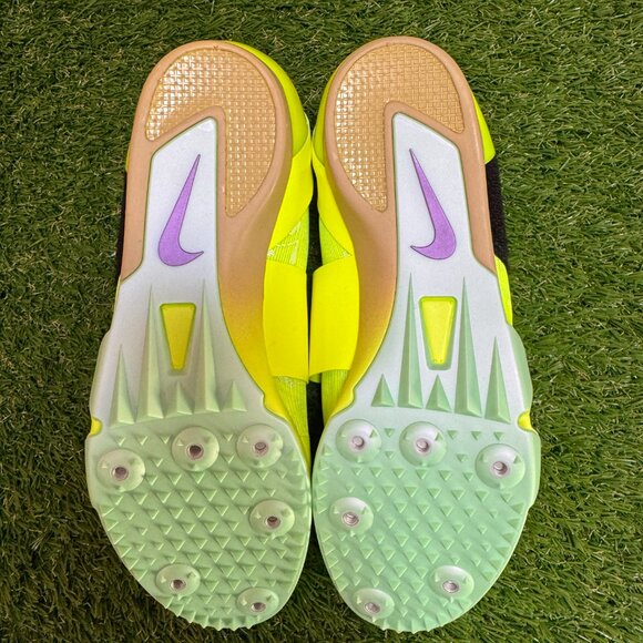Nike Zoom Pole Vault Elite Track Jumping Spikes Mens 8.5 Volt DR9926-700 NEW - Picture 8 of 10
